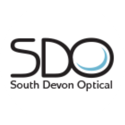 South Devon Optical simple logo on white background